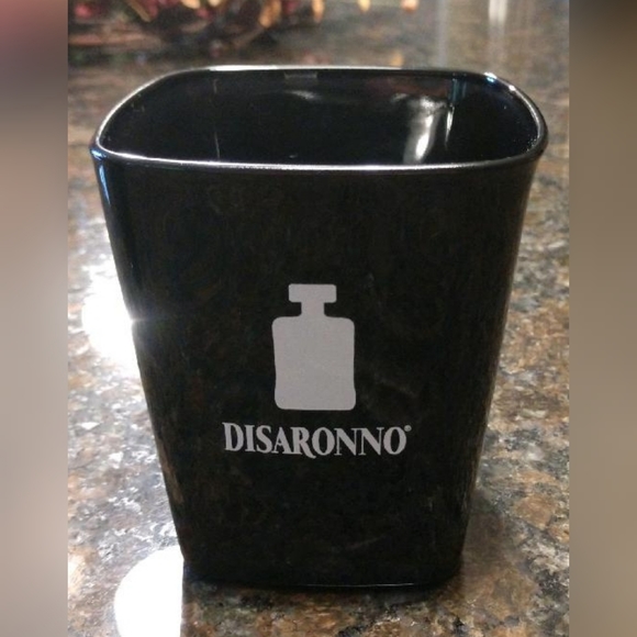Pair of Black 'Disaronno' Liqueur Glasses - Picture 2 of 3